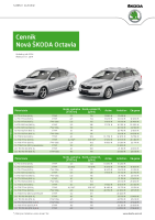 Skoda Octavia - cennik 2014-1